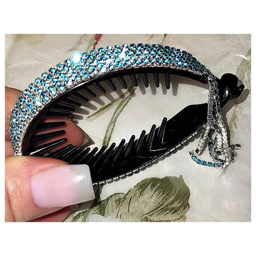Crystal Hair Clip Tassel